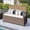 Beige, variant on Uforic 70 Gallon Outdoor Storage Bench with Seat Cushion,All-Weather PE Rattan Patio Deck Boxes - Brown