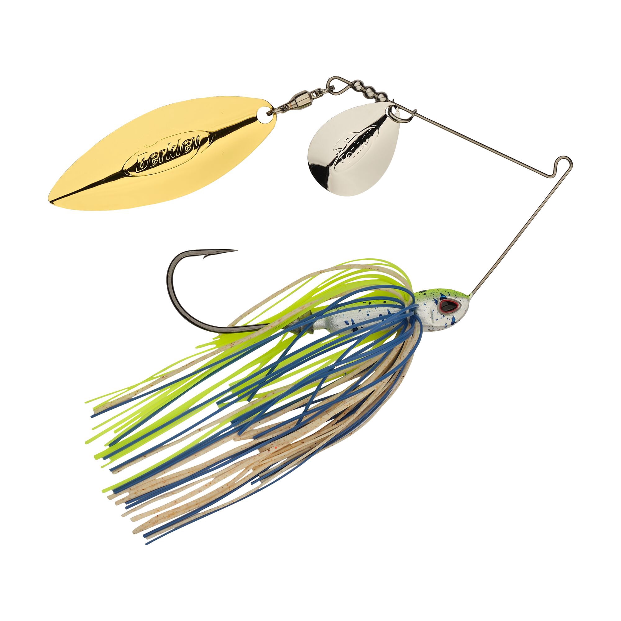 Berkley Power® Blade Compact, Spinnerbaits, Old School/Silver + Gold (1-count)
