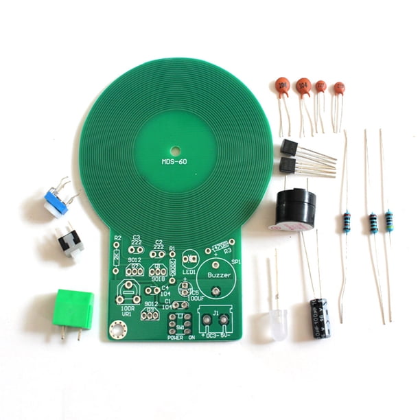 Kit bricolaje Detector metales Piezas electrónicas 3-5V 60mm Módulo placa sin contacto