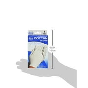 CARA 100% Dermatological Cotton Gloves, Medium