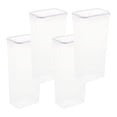 thumbnail image 4 of 4Pcs Grain Canisters Plastic Airtight Tanks Grain Storage Tanks Food Storage Box, 4 of 9