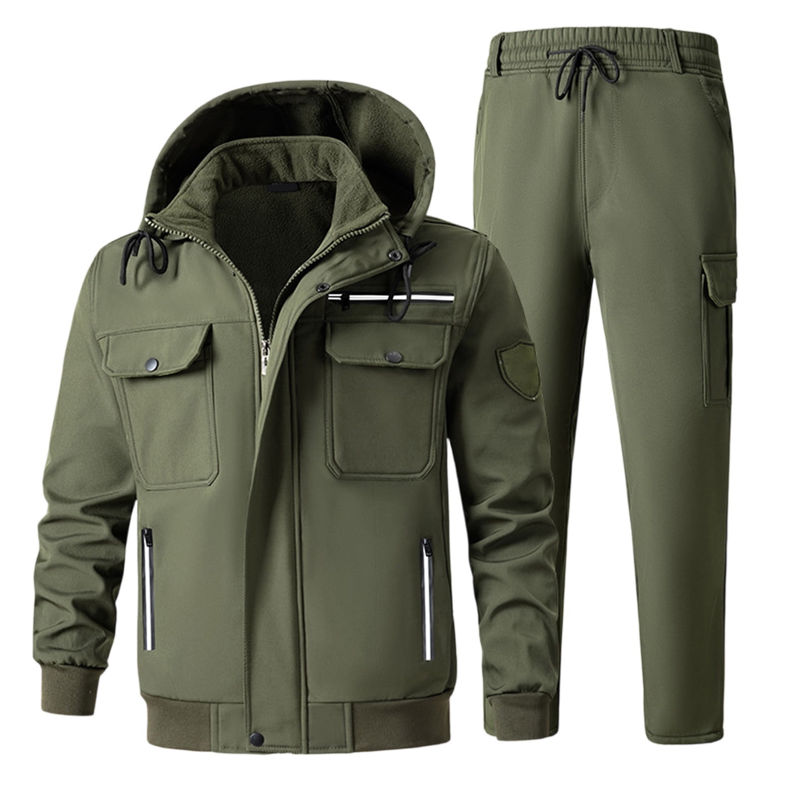 Victory Outfitters Men's Athletic Tricot Track Jacket and Matching