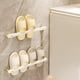 thumbnail image 1 of Fiudx Liquidación de ahorros de verano Estante para zapatillas de baño, estante de almacenamiento para zapatos de pared para el hogar, montado en la pared, 1 of 6