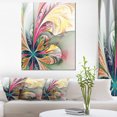 thumbnail image 1 of Traçage Fractal Multicolore - Impression sur Toile Florale, 1 of 4