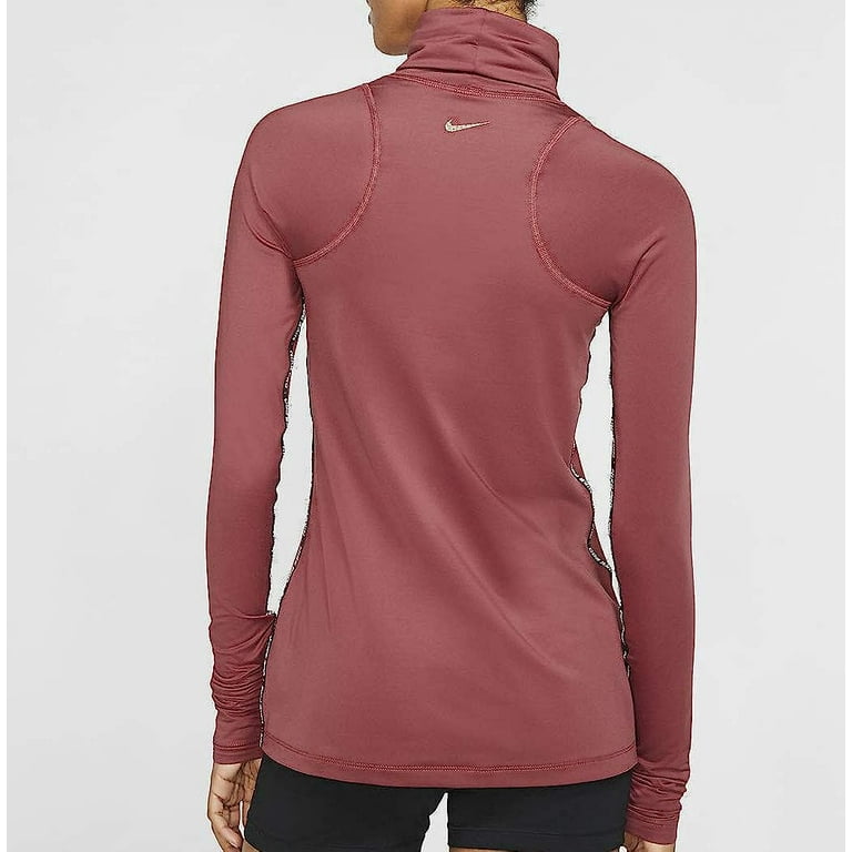 Nike Pro Warm Women s Metallic Long Sleeve Top Walmart