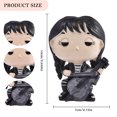 thumbnail image 3 of Estatua Del Personaje Resina Miércoles Addams Carácter Estatua Arte Adornos TV Figura Juguetes Regalos (A) Wdftyju Libre de BPA, 3 of 3