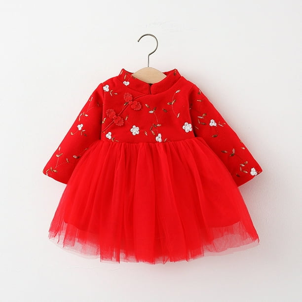 New year hot sale dress for baby