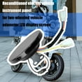 thumbnail image 2 of BIBABLYKE Universal Electric Scooters LED Speedometer Dashboard Motorcycle Digital Instrument Cluster Display for 48V 60V 72V, 2 of 8