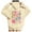 Beige, variant on Luwomo Womens Hoodies Flower & Slogan Printed Hooded Long Sleeve Drawstring Loose Fit Pullover Blouses Beige,L