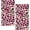 Pink Black Leopard Print, variant on Vintage American Flag Bath Hand Towel 2 Pack Patriotic USA Flag Absorbent Hand Towels Face Towel Soft Breathable Bathroom Towel for Kitchen Hotel Spa Decor Gift 28 x14 in