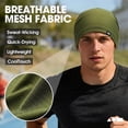 thumbnail image 2 of kaondbfi Summer Outdoor Travel Essentials Accessories Beanie Hats for Women and Men Breathable Mesh Skully Hat for Running Gym, 2 of 7
