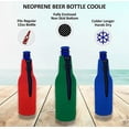 thumbnail image 5 of Blank Neoprene Beer Bottle Coolie (1, Red), 5 of 8
