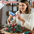 thumbnail image 5 of Dalrosia 40PCS Berry Stems Pine Branches with Snow Artificial Christmas Picks Floral Pine Cones Faux Stems Spray Christmas Tree Picks Artificial Pine Branches Holly Pine Sprigs for Crafts, 5 of 6