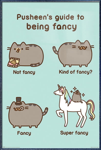 fancy pusheen