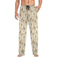 thumbnail image 4 of FREEAMG Cute Giraffe Pajama Pants for Men, Men's Separate Bottoms, Comfortable Lounge Pants for Men（853）, 4 of 7