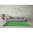 thumbnail image 3 of Ahgly Company Indoor Round Abstract Emerald Green Contemporary Area Rugs, 3' Round, 3 of 4