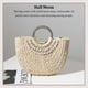 thumbnail image 5 of Bolso de mano Minnieouse de mimbre media luna Beige, 5 of 6