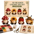 thumbnail image 7 of 3D Beaded Gnome DIY Kit, 4-Pack Mini DIY Gnome Beading Set with Instructions, Pastoral Gnomes Beading Decor, Handmade Cute Beaded Gnomes Kit for Adults Beginners (#A), 7 of 7