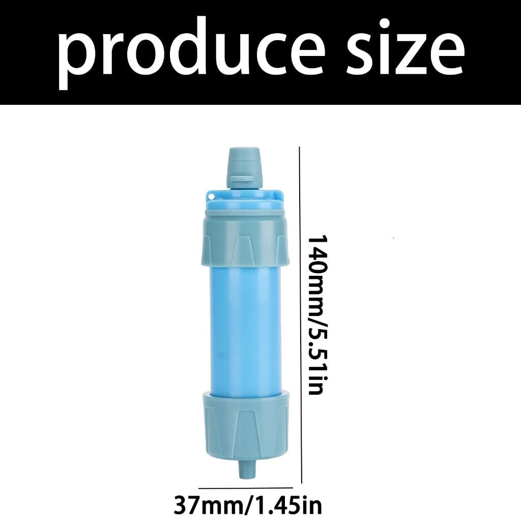 Yihuala Disaster Preparedness Water Filter Personals Survival Straw Purifiers for Emergencies Outdoor Camping & Hiking Gear