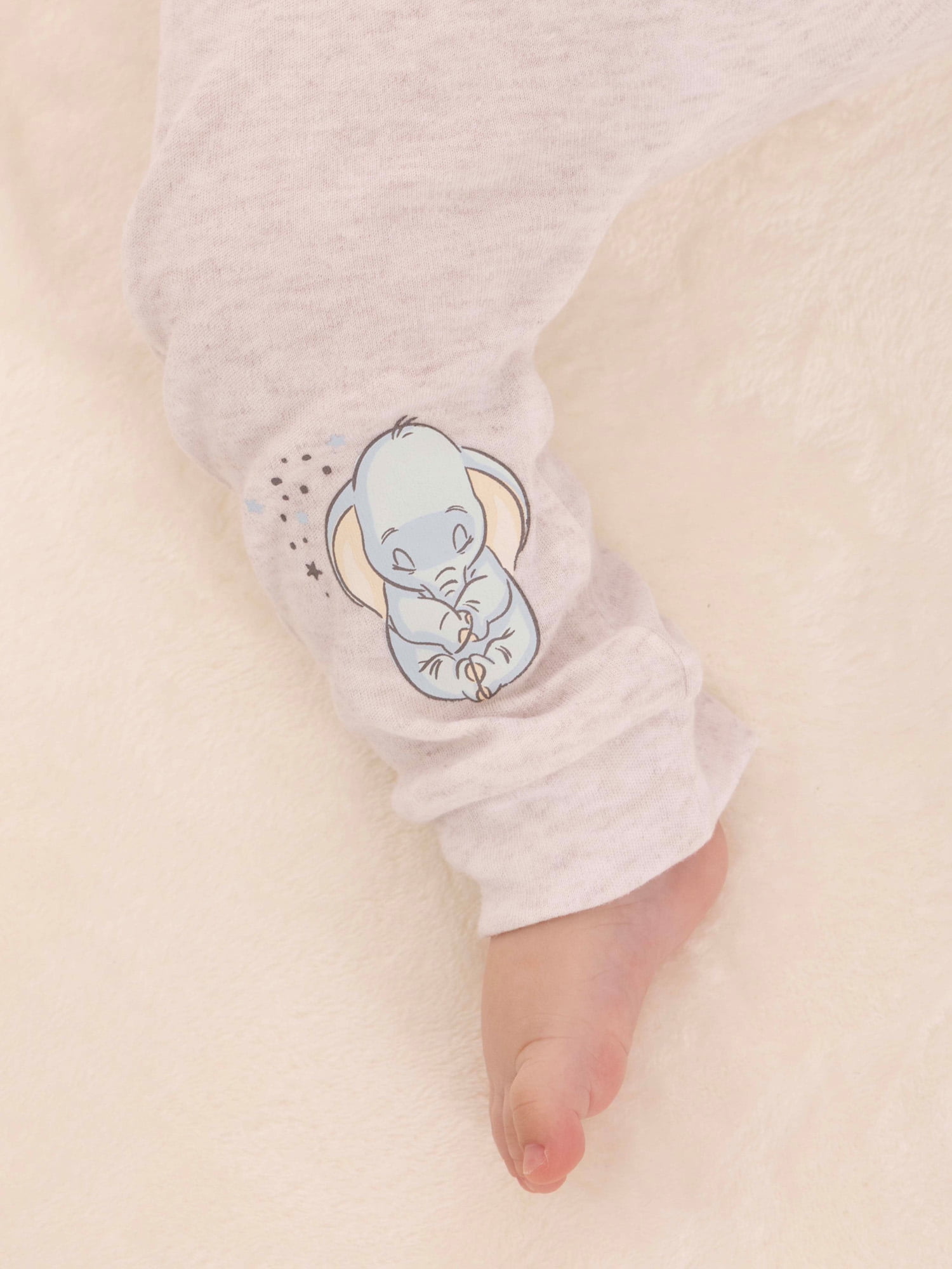 Disney Baby Wishes + Dreams Dumbo Infant Baby Jogger Pants, 3-Pack, Sizes Newborn-12 Months