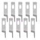 thumbnail image 1 of Cuchillo Superior para Máquina de Coser, Kits de Repuesto de Acero de 10 Piezas, Accesorios para Máquinas de Coser Industriales 201121A, 1 of 10