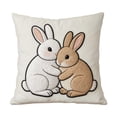 thumbnail image 2 of ddioayh Easter Theme Printed Cushion Covers Soft Breathable Fabric High Definition Printing 45x45cm with Concealed Zipper for Home Decor Sofa Bedroom Office Holiday Gift, 2 of 7