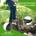 thumbnail image 6 of 15 inch Long Narrow Spade, Heavy Duty Garden Trench Shovel for Digging,Trenching, Planting,Scraping, Edging with Cutting Blade, D Handle, Foot Rest Pedal, 45 Inches Drain Spade, 6 of 7