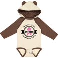 thumbnail image 3 of Inktastic October Breast Cancer Awareness Month Badge Boys or Girls Long Sleeve Baby Bodysuit, 3 of 5