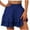 Blue, variant on JIUKE Mini Skirts for Women Built in Shorts Summer Casual Boho Ruffle Flowy Skirt 2 in 1 Skorts Fashion Clothes