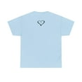 thumbnail image 2 of Blessed , Hand drawn font, Heart & Cross, Christian Art on a Unisex Shirt., 2 of 4