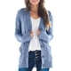 thumbnail image 2 of Guardurnaity Suéter de mujer con cuello en V, botón, prendas de vestir exteriores, abrigo de otoño de punto de manga larga, amarillo, M Prendas para la parte del cuerpo Azul S Guardurnaity AP003363-21, 2 of 6