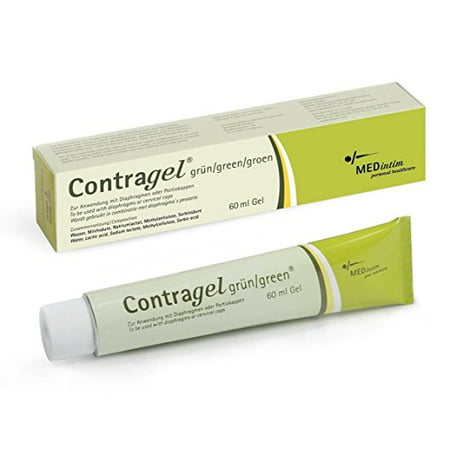 Contragel Green Contraceptive Gel 60ml - Natural Alternative to Spermicide (Best Spermicide To Use)