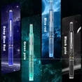 thumbnail image 2 of Fountain Pen Retractable: 0.38mm Blue&black Ink Transparent Barrel Includes 5 Refillable Ink Cartridges, Medium Nib Transparent Barrel for Smooth Writing No Leaking Green Pens & Blue Ink, 2 of 6