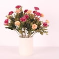 thumbnail image 1 of Ramo De Flor Artificial Macarena Loto Para Oficina Hotel Decoración Europeo Rosado, 1 of 8