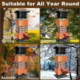 thumbnail image 6 of Squirrel Proof Bird Feeder, Metal Bird Feeders for Outdoors Hanging, 3.5lb Gravity Protection Squirrel Proof Wild Birds Seed Feeders for Finch Cardinal Blue Jay Outside, 6 of 16