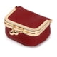 thumbnail image 1 of Bolso Almacenamiento Pequeño Versátil Portátil Monedas Cuero Genuino Beso Mini Mujer Compras Bolsas, 1 of 9