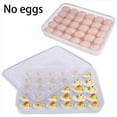 thumbnail image 3 of Contenedor de Huevos, Bandeja para Huevos Rellenos de Refrigerador con Tapa para 60 Huevos - Paquete de 4 Portátiles de Plástico Apilable para Nevera, 3 of 5