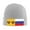 Gray, variant on New Russian Flag Winter Beanie Hats for Men Women Warm Cozy Knitted Cuffed Skull Cap Navy Blue