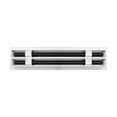 thumbnail image 2 of BUILDMART - 18" Linear Slot Diffuser - (2 Slot) Double Slot - White Decorative Aluminum Air Vent - Heating and Cooling Modern AC Vent Cover for Ceiling, Walls & Floors - Texas Buildmart, 2 of 7