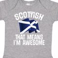thumbnail image 4 of Inktastic Scottish Pride Scotland Flag Boys or Girls Baby Bodysuit, 4 of 5