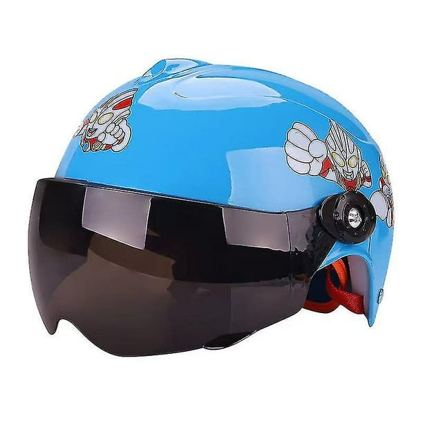 Nuevo-Casco de motocicleta de dibujos animados para niño y niña, cascos de media cara, Motor, casco para niños huangjie unisex