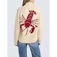 thumbnail image 5 of Women Long Sleeve Cardigan Sweater Casual Fashion Y2K Loose Fit Button Down Knit Sweater Coats Red L, 5 of 6