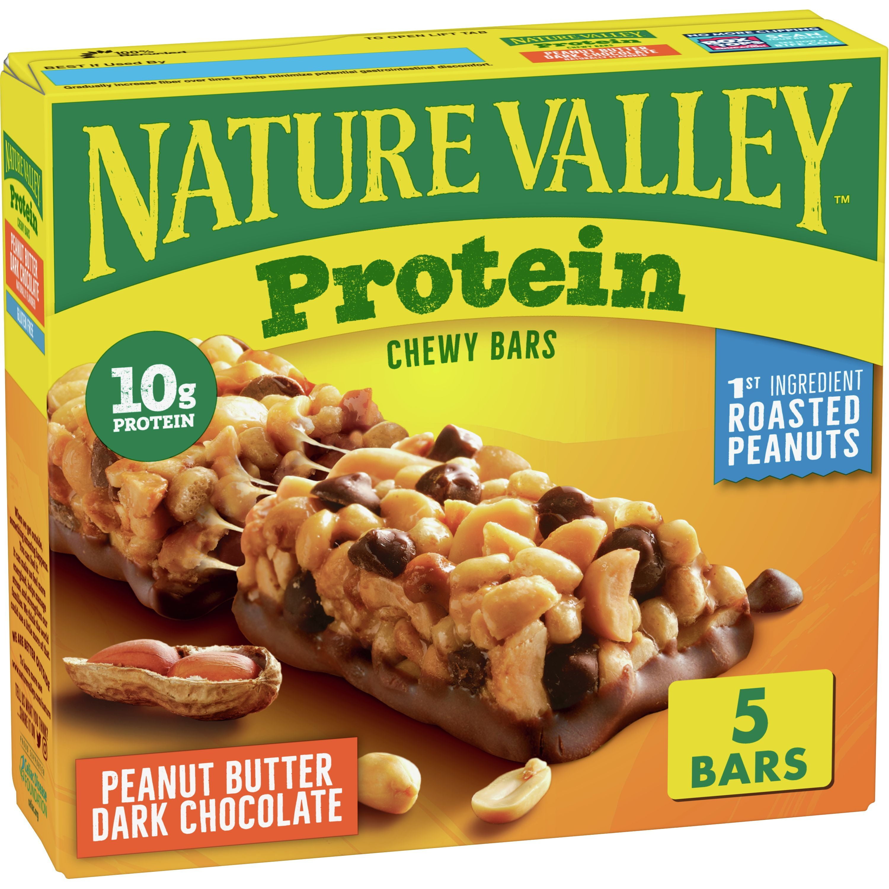 Nature Valley Protein Granola Bars, Peanut Butter Dark Chocolate, 5 ct