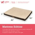 thumbnail image 5 of Vibrant Life Orthopedic Mattress Edition Pet Bed, Large 40" x 30", Comfort for Dogs Up to 70 lbs, 5 of 9