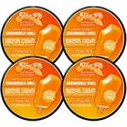 Teaza Creamsicle Chill: Healthy Tobacco-Free Energy Pouches (4 Pack)