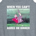 thumbnail image 3 of Disney - The Sword And The Stone - Merlyn & Mim Can't Agree on Dinner - Women's Racerback Tank Top, 3 of 5