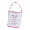 thumbnail image 4 of Canasta De Conejito De Pascua Sunnimix Cubo para Niño Regalo Huella Rosa, 4 of 8