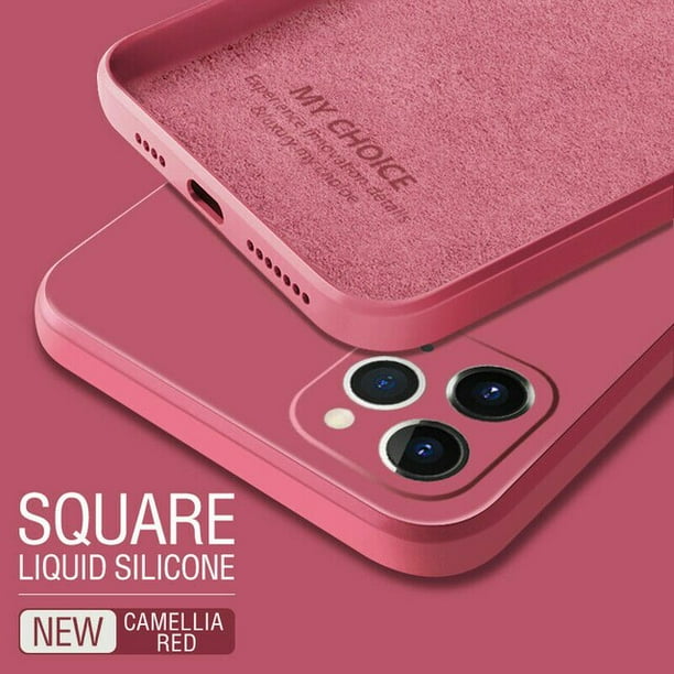 Funda de silicona líquida cuadrada Original para Xiaomi Redmi Note 10, 9, 8, 7 Pro, 9 S, Redmi K40, K20, 9A, Mi 11, 10T Pro, 9 SE, Poco F3 Fivean unisex