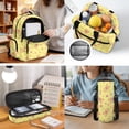 thumbnail image 5 of Uorisanigo School Backpack Set for Middle School Students 17 Inch Large Capacity Rucksack with Lunch Box Water Bottle Bag and Pencil Holder Yellow Capybara Print, 5 of 7