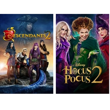 Descendants 2 & Hocus Pocus 2 {English } 2 Movie Collation d v d